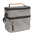 Lunch Bag Isotherme 2 Compartiments et Sangle de Transport