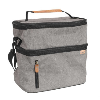 Lunch Bag Isotherme 2 Compartiments et Sangle de Transport