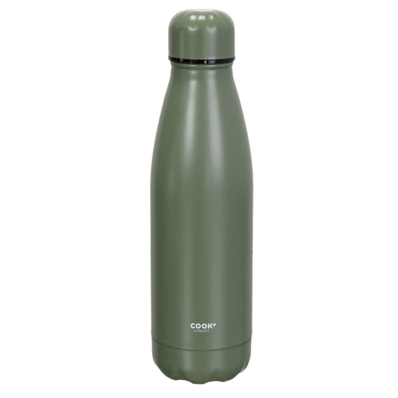 Bouteille de Transport Isotherme 50cl Vert Olive Mat Bouteille de Transport Isotherme 50cl Vert Olive Mat