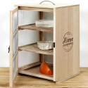 Boîte Garde-Manger en Bois et Grillage Fin
