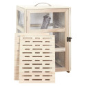 Boîte Garde-Manger en Bois et Grillage Fin