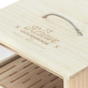 Boîte Garde-Manger en Bois et Grillage Fin