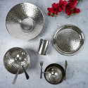 Ménagère 16 Pièces Inox Manche Effet Martelé