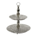 Plateau Décoratif Double Ø49cm en Métal