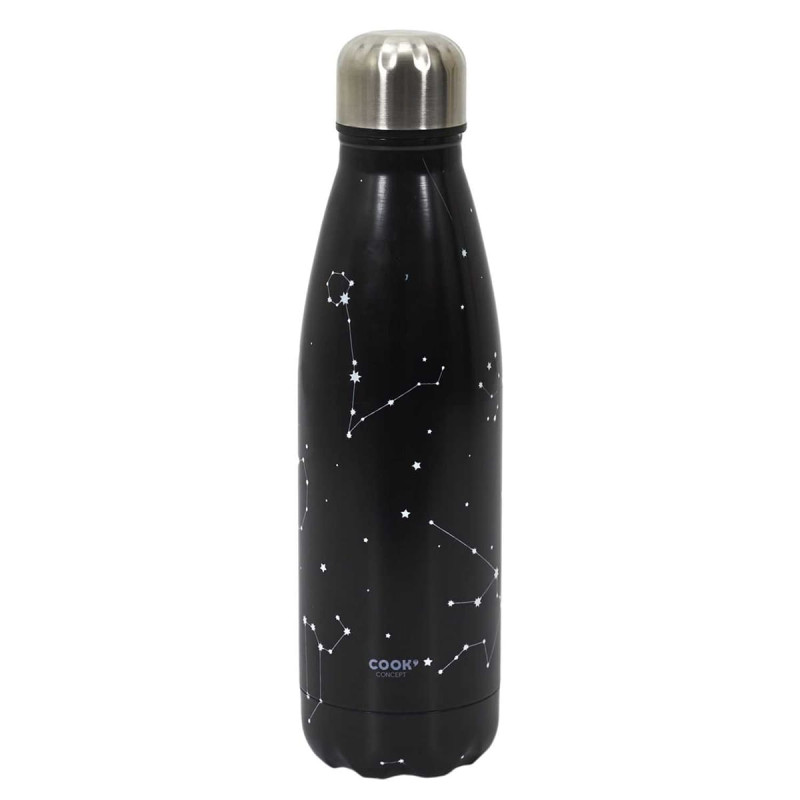 Coffret Bouteille Isotherme 50cl Motif Constellation + Pochon + Mousqueton Coffret Bouteille Isotherme 50cl Motif Constellation + Pochon + Mousqueton