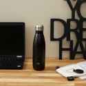 Coffret Bouteille Isotherme 50cl Motif Constellation + Pochon + Mousqueton