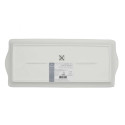 Plat de Service Rectangulaire en Porcelaine Liseré Doré 31x15 cm