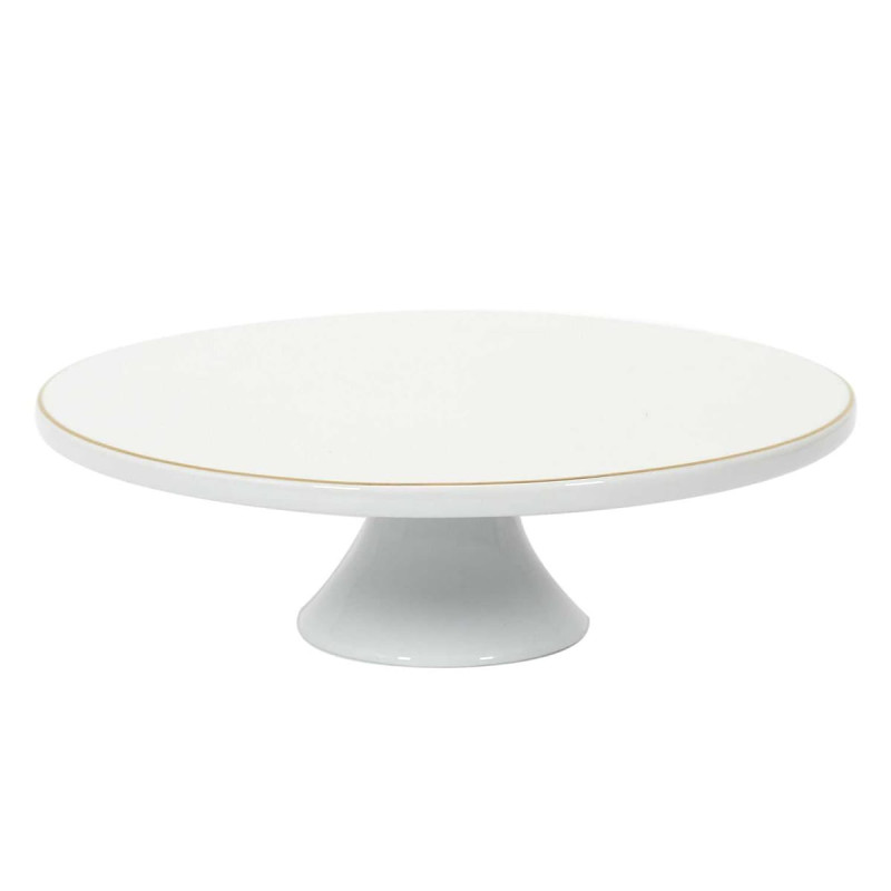 Support de Présentation à Gateaux en Porcelaine Ø30cm Support de Présentation à Gateaux en Porcelaine Ø30cm