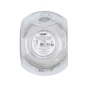 Lot de 3 Bocaux de Conservation Rond Incliné 1,3L en Verre Couvercle Bois