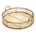Plateau Tressé en Bambou Ø40cm