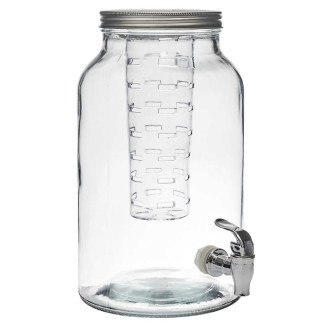 Distributeur à Boisson en Verre 5,5L avec Infuseur et Robinet