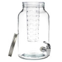 Distributeur à Boisson en Verre 5,5L avec Infuseur et Robinet