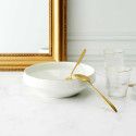 Saladier en Porcelaine Ø25cm avec Liseré Doré