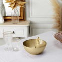 Saladier en Verre Doré Ø28cm