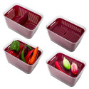 Boîte Fraîcheur Pour Fruits et Légumes 2 compartiments
