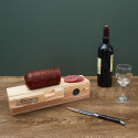 Cave à Saucisson en Bois avec Couteau