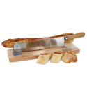 Trancheuse à Pain en Bois et Lame Inox