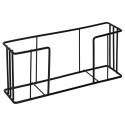 Lot de 4 Planches à Découper avec Socle Métal Noir