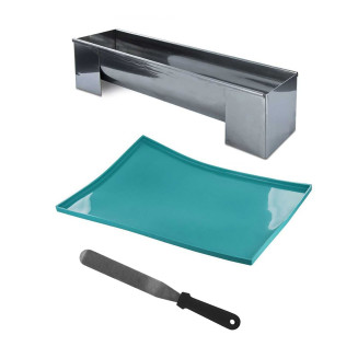 Coffret Pâtisserie Spécial Bûche avec Moule et Plaque à Génoise