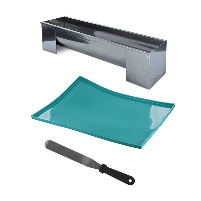 Coffret Pâtisserie Spécial Bûche avec Moule et Plaque à Génoise