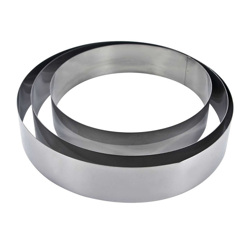Lot de 3 Cercles Pâtissier 3 Tailles