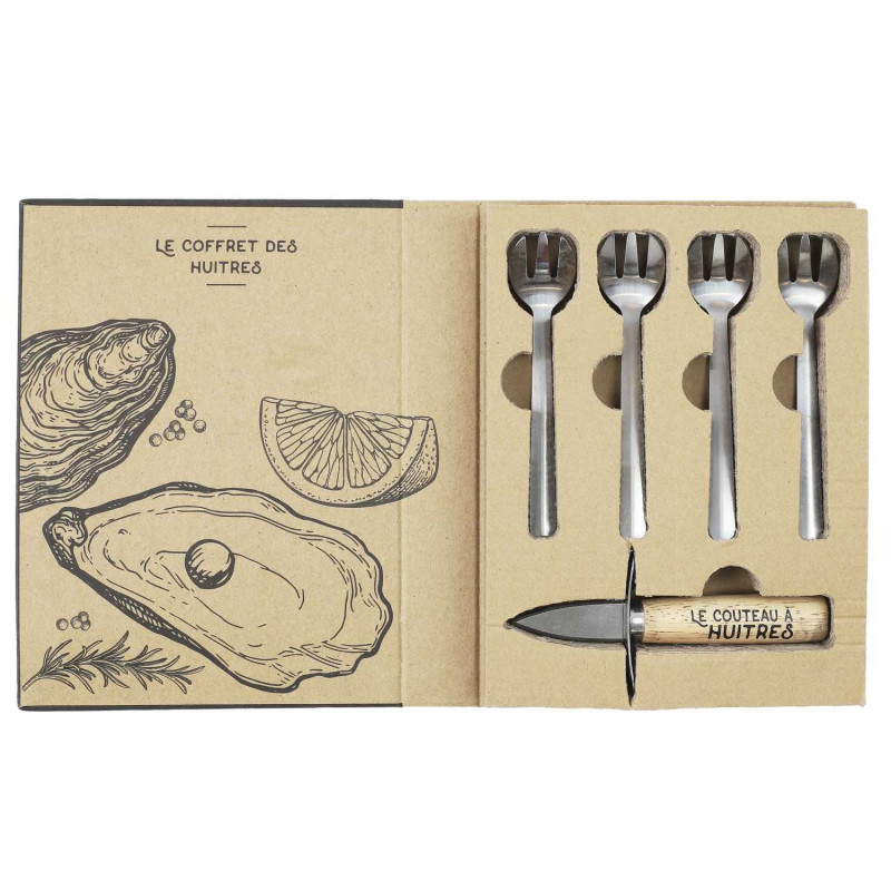 Coffret en Bois Spécial Huîtres