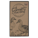 Coffret Découpe Foie Gras avec Lyre et Planche Bois
