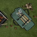 Lot de 4 Ustensiles à Barbecue avec Pochette de Rangement