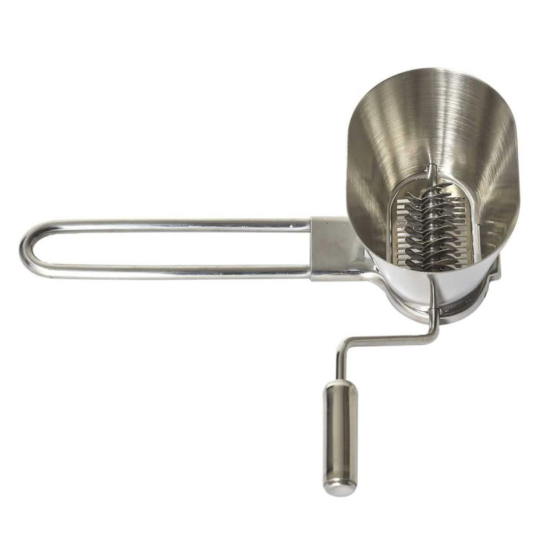 Moulin à Herbe Aromatiques à Manivelle Inox