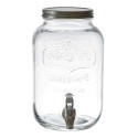 Distributeur à Boisson en Verre 4L avec Robinet