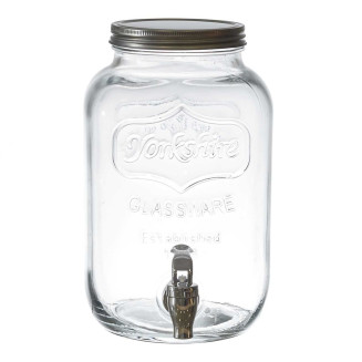 Distributeur à Boisson en Verre 4L avec Robinet