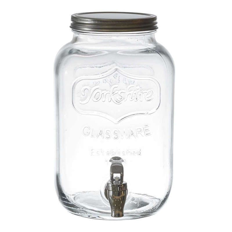 Distributeur à Boisson en Verre 4L avec Robinet