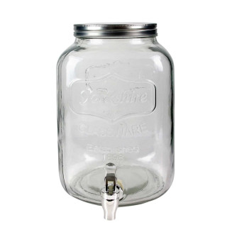 Distributeur à Boisson en Verre 8L avec Robinet