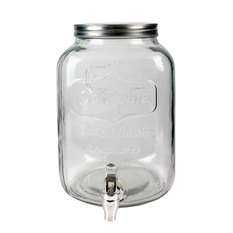 Distributeur à Boisson en Verre 8L avec Robinet Distributeur à Boisson en Verre 8L avec Robinet