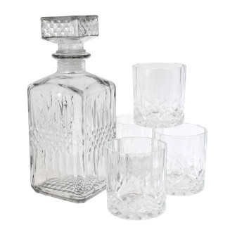 Service à Whisky avec Carafe et 4 Verres