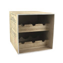 Cave à Vin en Bois 6 Bouteilles
