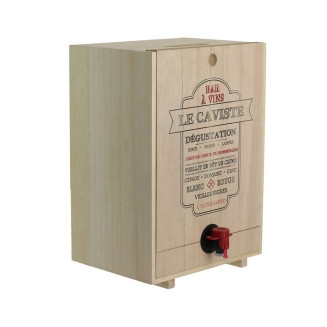 Distributeur de Vin en Bois 3L ou 5L avec Poche