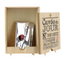Distributeur de Vin en Bois 3L ou 5L avec Poche