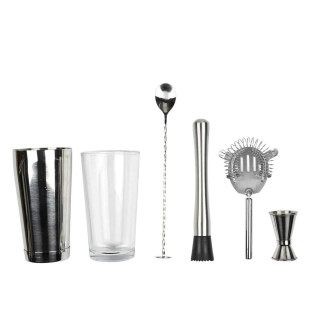 Set à Cocktail 5 Accessoires avec 50 Recettes