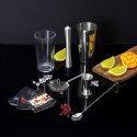 Set à Cocktail 5 Accessoires avec 50 Recettes
