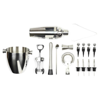 Set à Cocktail avec 16 Accessoires