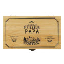 Coffret pour le Vin "Millésime Meilleur Papa" 5 Pièces