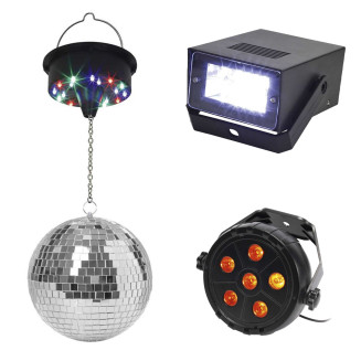 Coffret 3 Accessoires Jeux de Lumières Disco