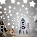 Veilleuse-Projecteur Ciel Etoilé Mural en Forme de Fusée