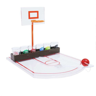 Jeu à Boire Basket avec 6 Verres