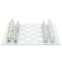 Jeu d'Echec en Verre 25x25CM