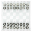Jeu d'Echec en Verre 25x25CM