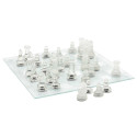 Jeu d'Echec en Verre 25x25CM