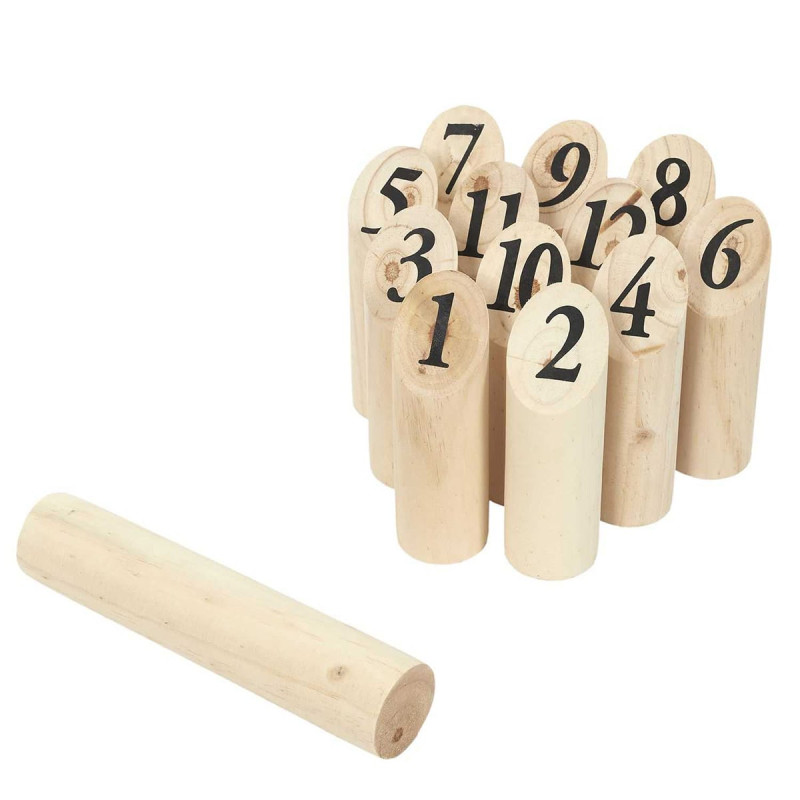Jeu de Quilles Nordique en Bois