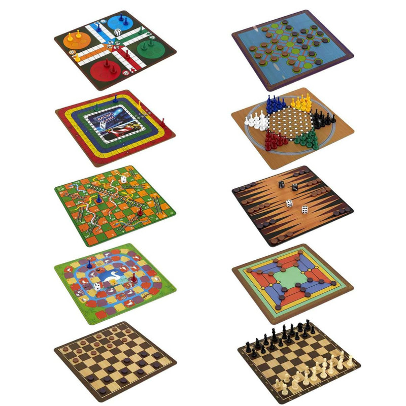 Coffret de 100 Jeux de Société Coffret de 100 Jeux de Société